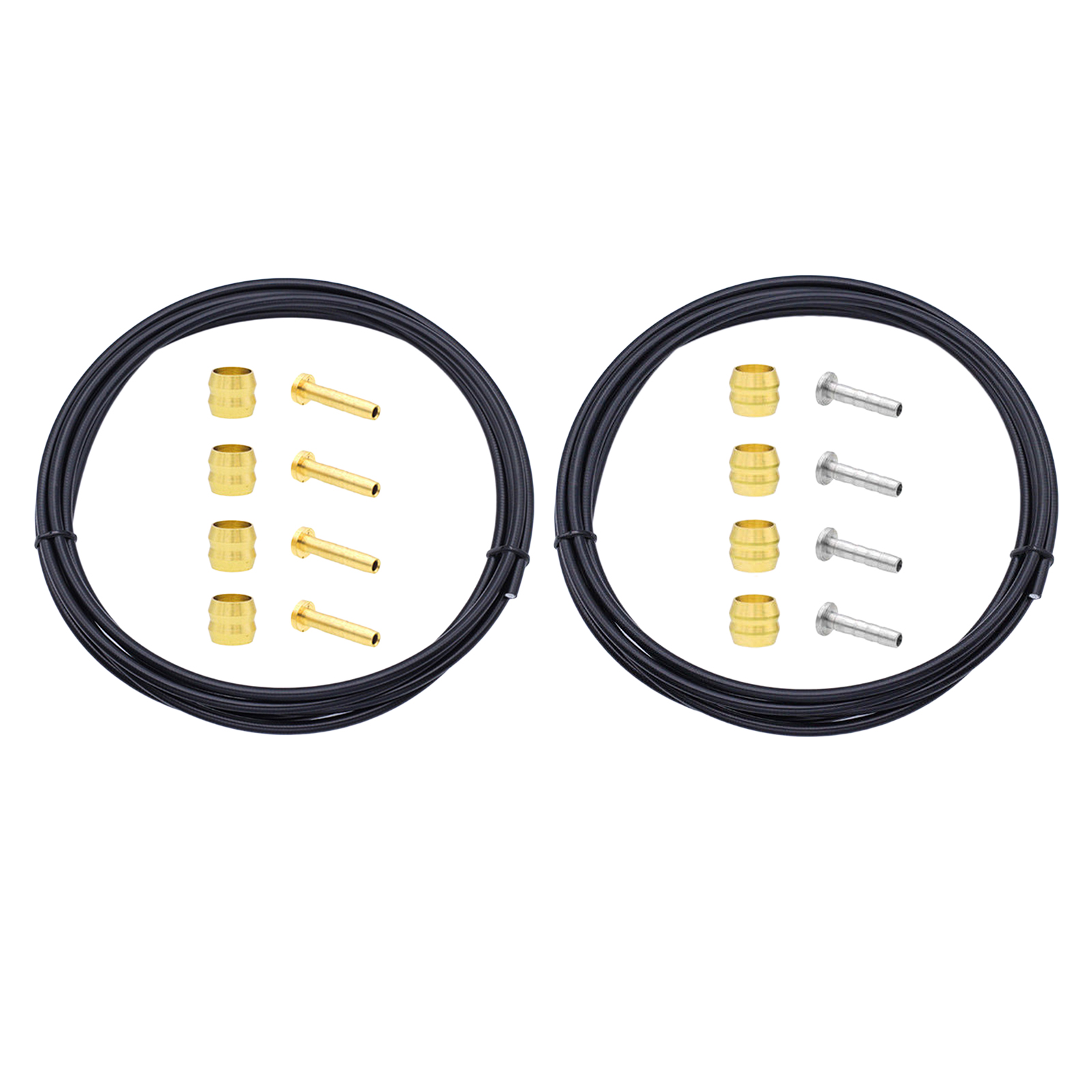 2.5M Hydraulische Schijfrem Slang Kit Olie Buis Pijp Remmen Slang W/Messing Olijven &amp; Inserts Voor Shimano BH90 BH59 Systeem