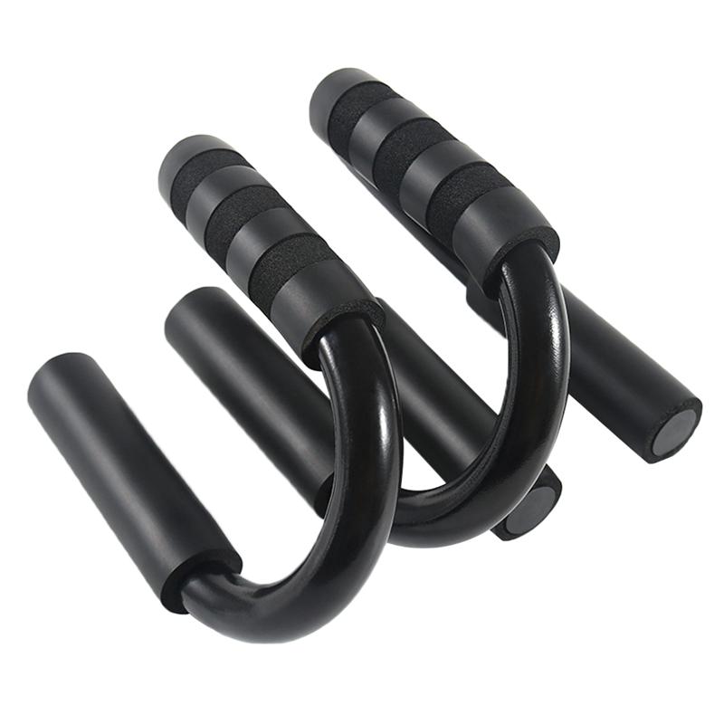 Soporte de realce en forma de S, soportes de aluminio para flexiones, utensilio de entrenamiento para ejercicio