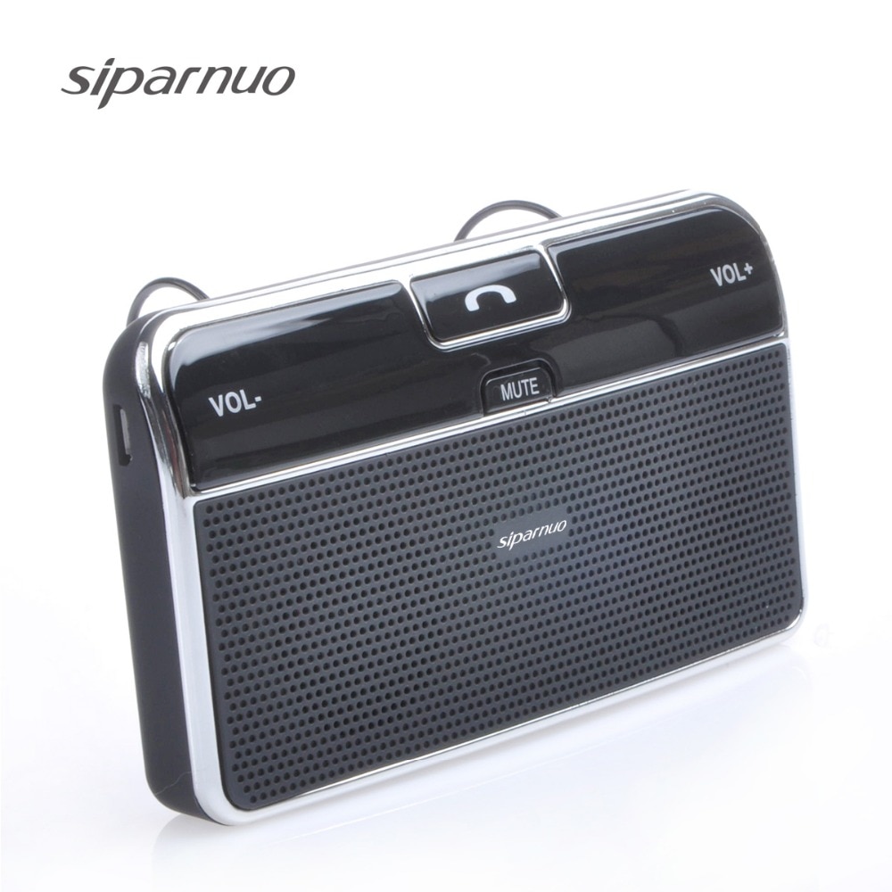 Siparnuo Aux Bluetooth Carkit Manos Libres Bluetooth Telef Handsfree Speakerphone Met Usb Bluetooth Speaker Handsfree Telefoon
