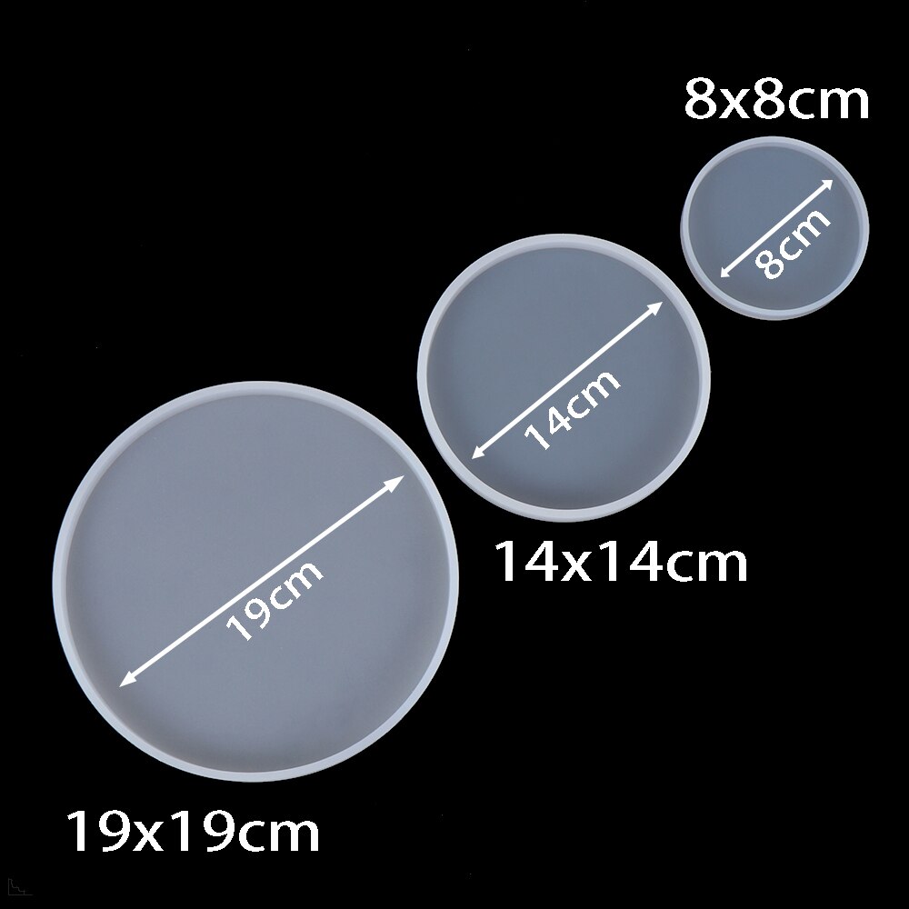 Fluid Art Round Petri Dish Silicone Mold Round Coaster Making Epoxy Resin Art Supplies Make Your Own Coaster Epoxy Resin Molds