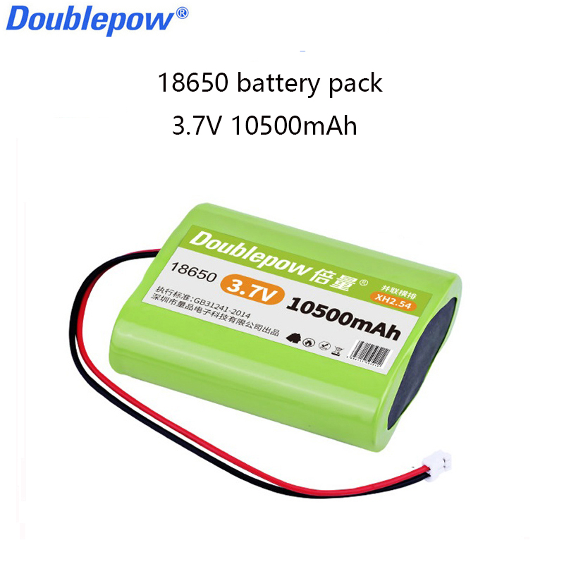 Batería de litio recargable 3,7 V 18650 4400/6000/10500mAh, equipo de monitoreo, Altavoz Bluetooth, Placa de protección