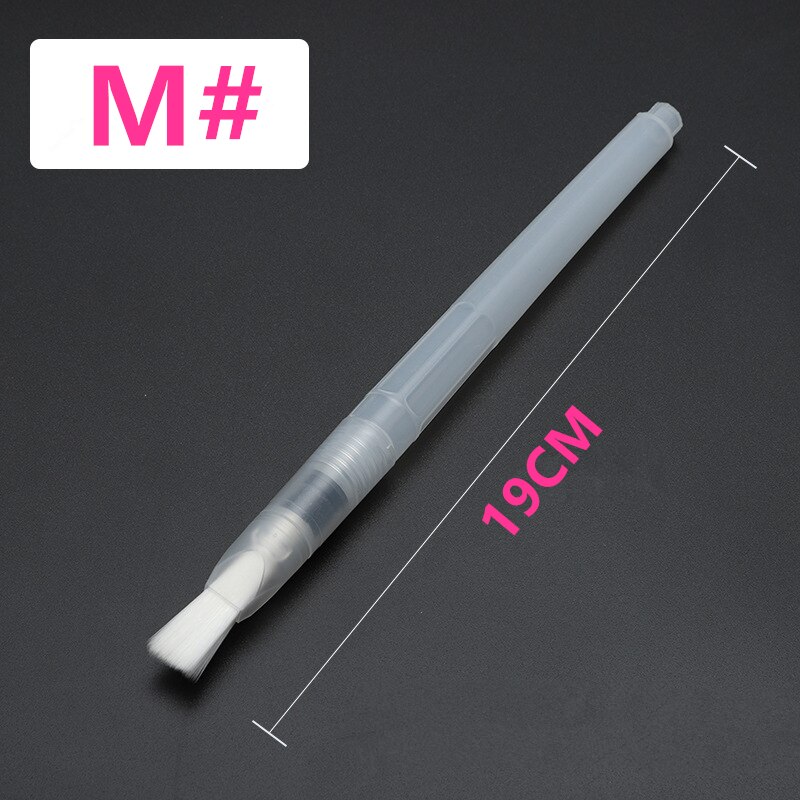 Navulbare Kwast Water Borstel Inkt Pen Water Kleur Zachte Hoofd Kalligrafie Tekening Schilderen Illustratie Pen Markeerstift: h
