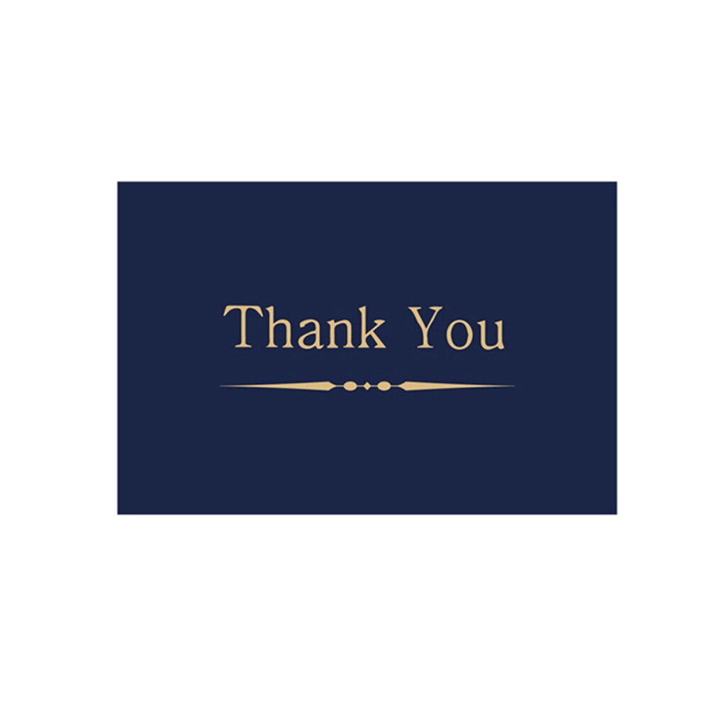 Thank You Cards Bulk Notes Navy Blue & Gold Blank Note Cards With Envelopes Greeting Card Beautiful Message#p30