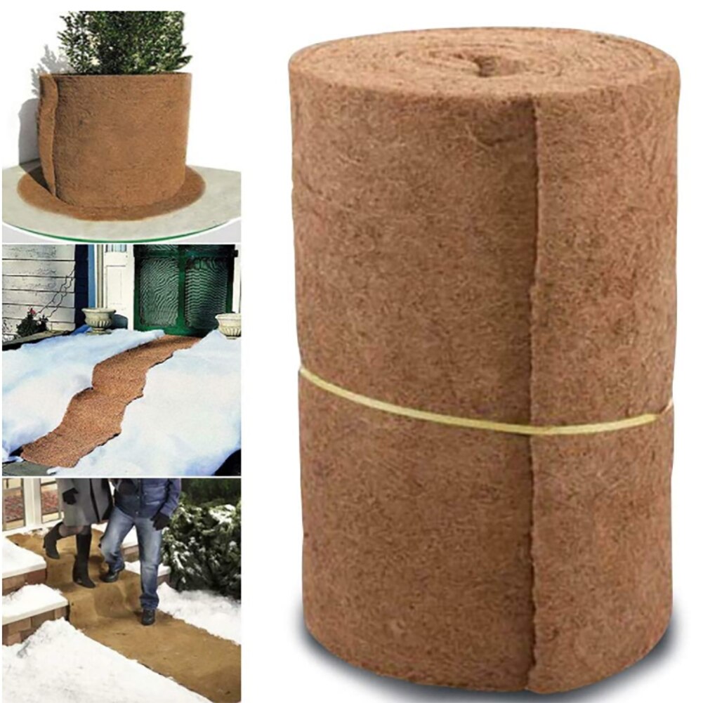 Kokosmat Bulk Roll Tuin Muur Patio Planter Bloempot Kokosnoot Coco Liner Roll Voor Opknoping Manden Mat Fibre Mand pad Bruin