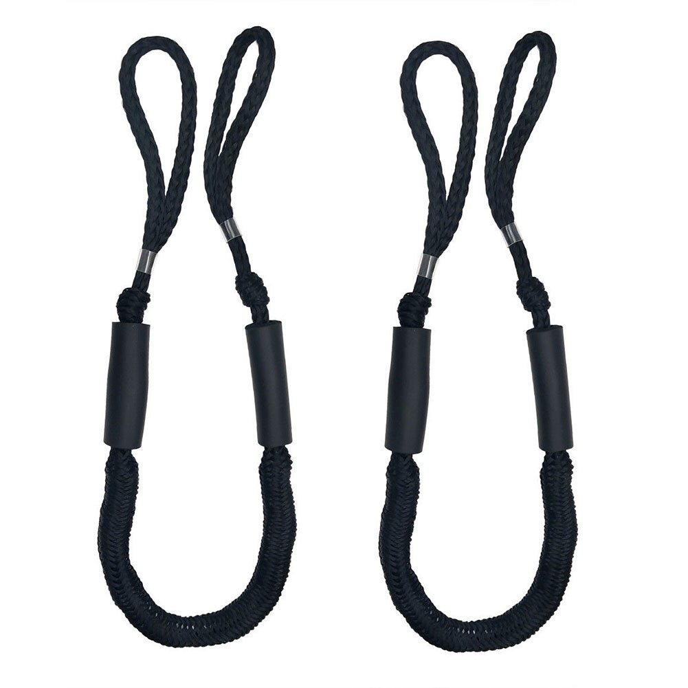 2 stk forankring elastisk docking båt beskyttende bånd enkel installasjon fortøyning tau rykk eliminere bungee støtdempe strekk