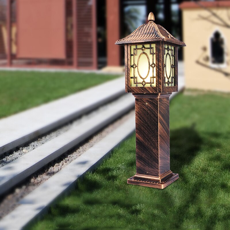 Chinese Tuin Gazon Verlichting Outdoor Grasland balkon residentiële Lamp Waterdicht Landschap Verlichting