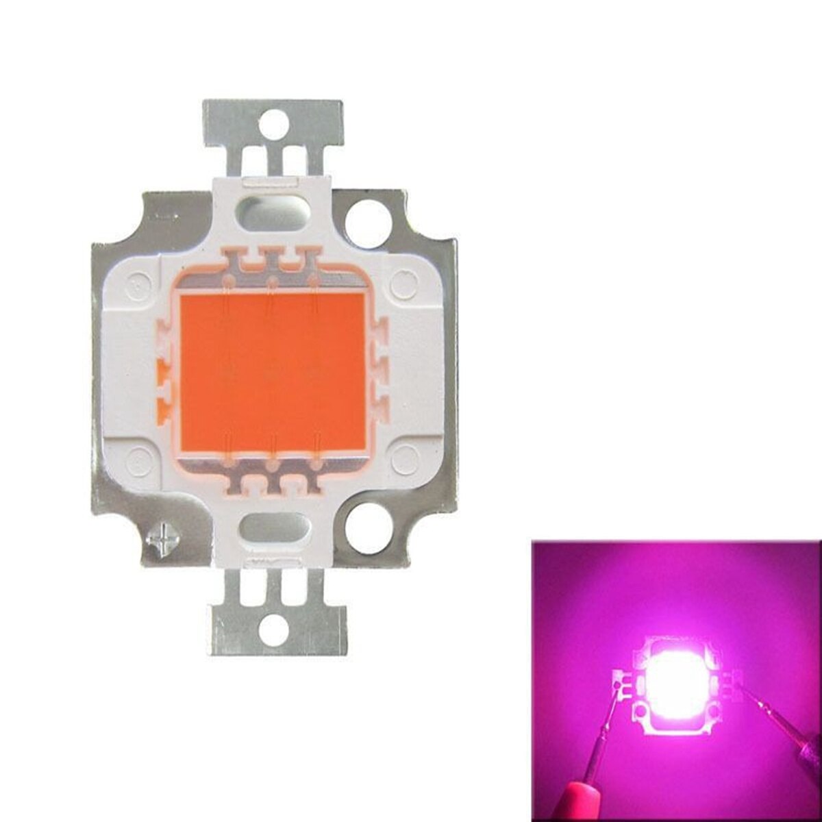 LED Chip Grow Light 10W Volledige Spectrum Roze Plant verlichting Diodes Groei Verlichting Tuin Bloeiende Hydrocultuur Systeem 9- 12V 900mA