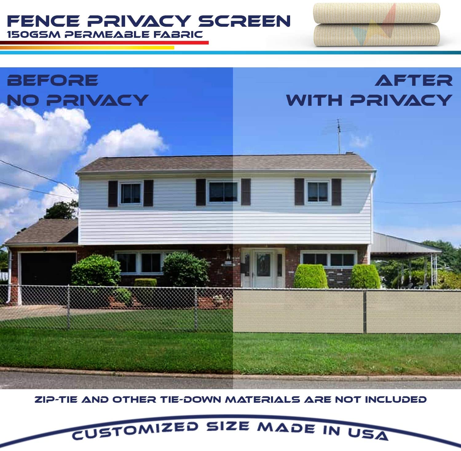 Pantalla de privacidad para valla verde oscuro, cubierta de tela para parabrisas, lona de sombra, tela de malla para valla al aire libre, patio trasero