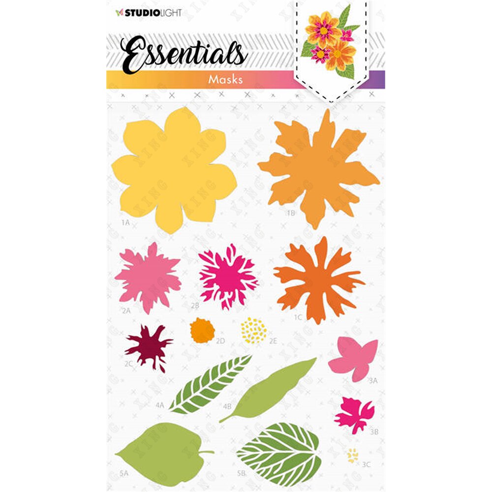 Set Van 4 Bloem Stanssjablonen Voor Scrapbooking En DIY Decoratie