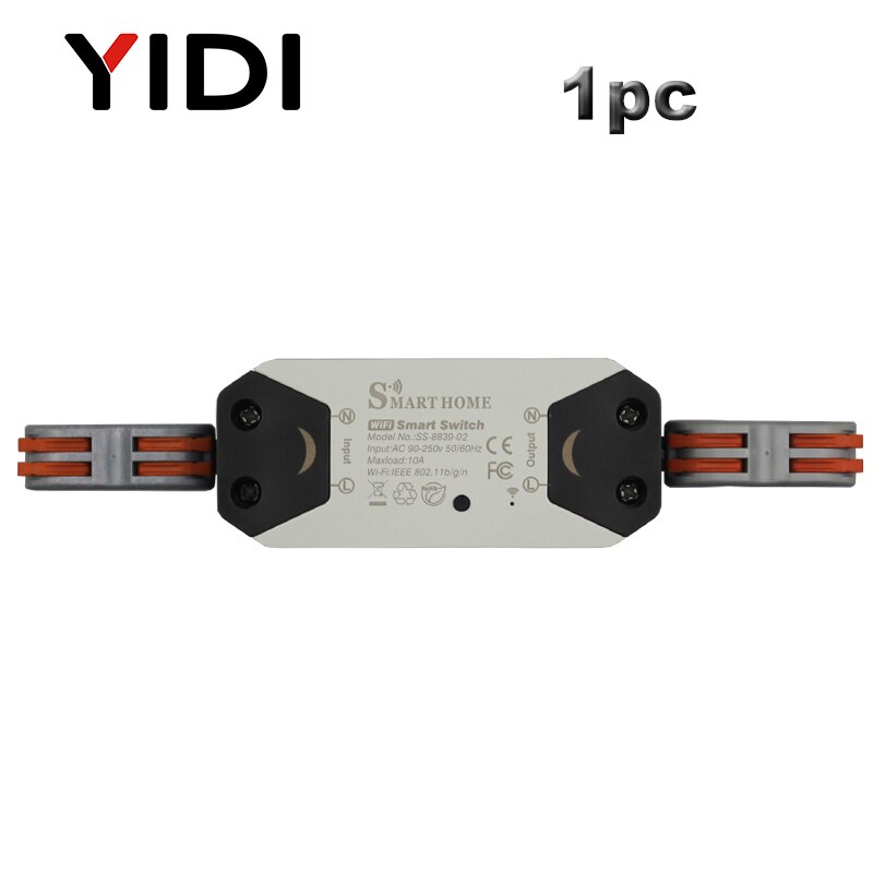 DIY WiFi Smart Light Switch Universal Breaker Timer Wireless Voice APP Smart Life Tuya Remote Control Switch Google Home Alexa: 1pc