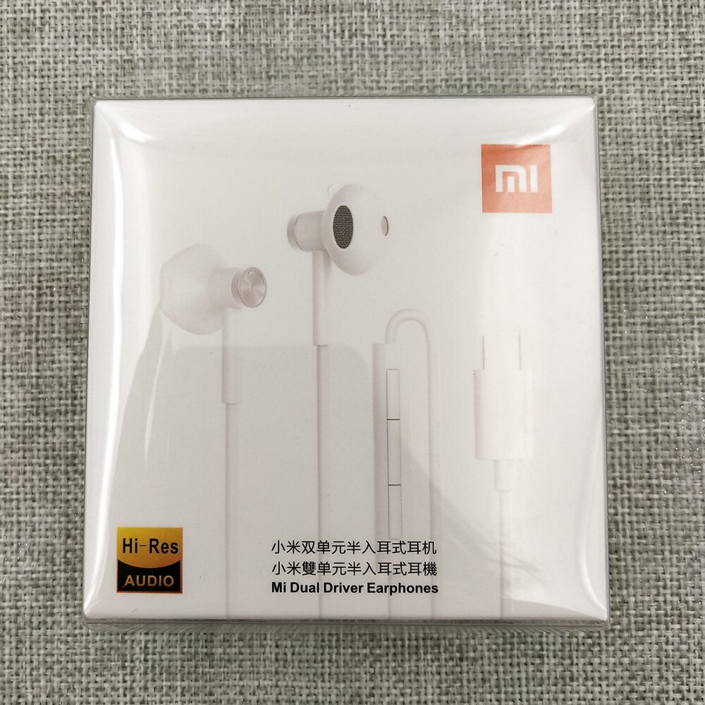 Xiaomi – écouteurs intra-auriculaires Mi 10 11 10T Pro 9, casque hybride avec prise Jack type-c, DC Seo, avec commande de fil micro, double pilote, pour Redmi K40 Pro: white