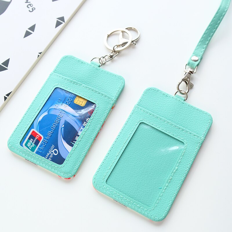 Fresh Style Fruits Patterns PU Leather Card Bus Card Name Business Cards Holder Office & School Supplies