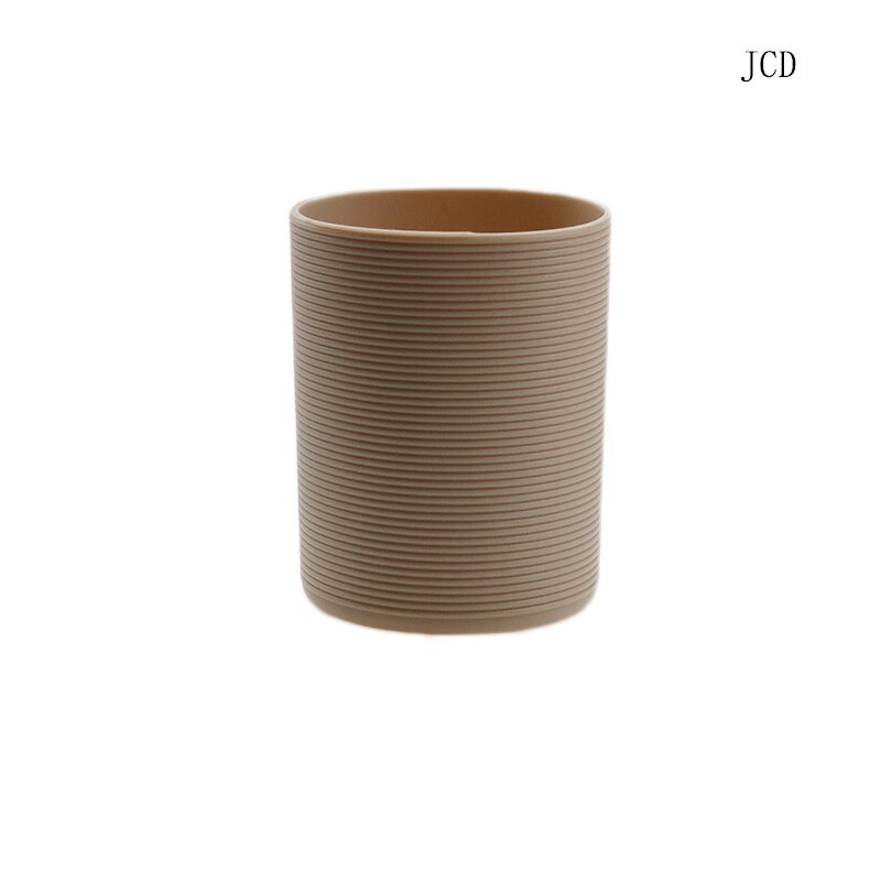 Jcd 1 stk 6.5cm silikone glas kop slip skridsikker isolering beskyttelsesdæksel vandret strimmel isolering dæksel: Grå -6.5cm