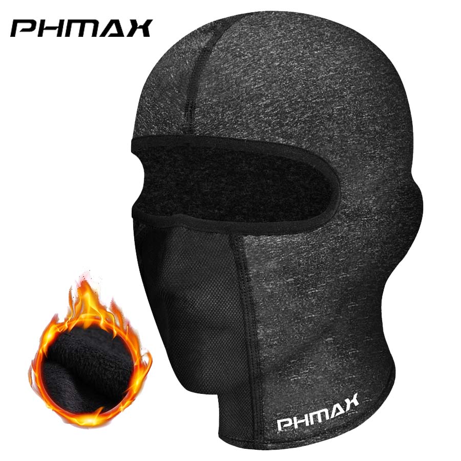 PHMAX Motorrad-Reitmaske, Windschutz und Wärme, atmungsaktiv, Vollgesichtsmaske, Sturmhaube, Mütze, Schal, Kapuze, Moto, Radfahrer, Windkappe: Freier Raum