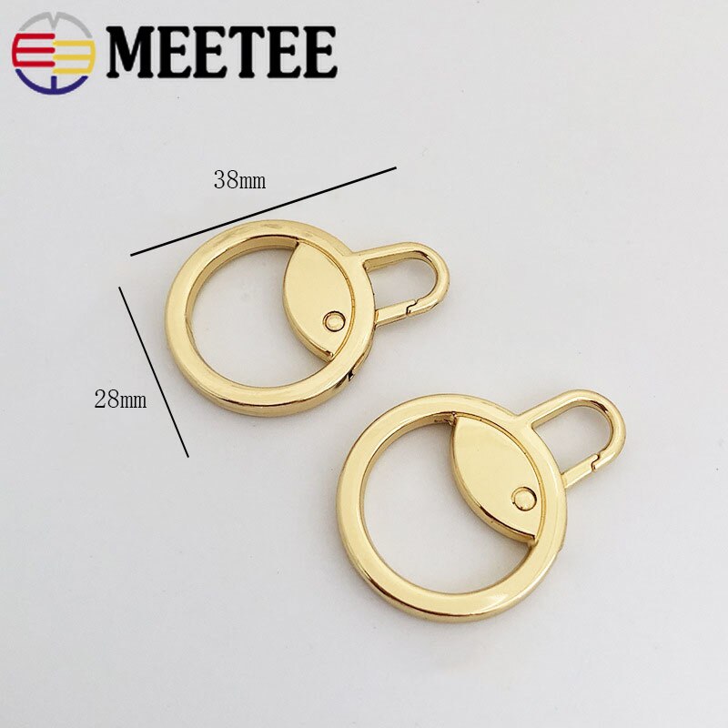Tirador de cremallera de Metal, 5 piezas, 28x38mm, tirador de cremallera, bolsa, Kits de reparación, accesorios de costura DIY