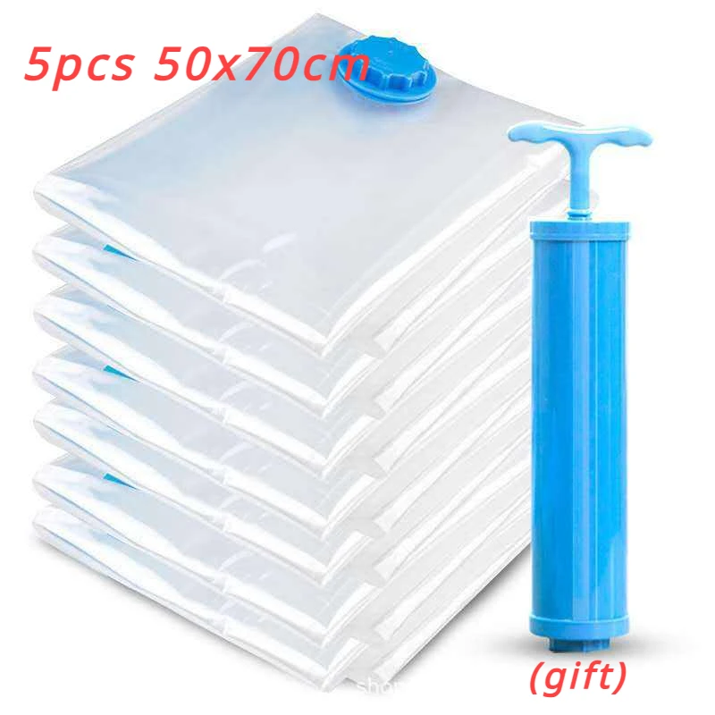 Vacuum Storage Bags Space Saving Bags for Comforters Clothes Pillow Bedding Blanket Storage Vacuum Seal Bag: green