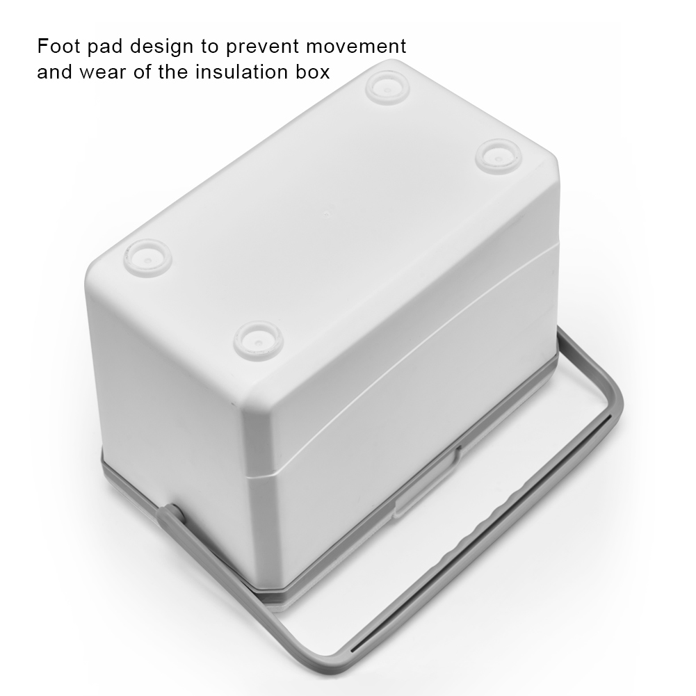 3L Insulated Portable Cooler with Handle Mini Freezer Fridge Heat Preservation Fresh-Keeping Incubator for Camping Tailgating
