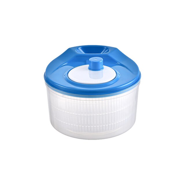 Promotional Stainless Steel Square Bowl White Rotary Plastic Salad Spinner Maker Indoor Salad Spinner Sets: B