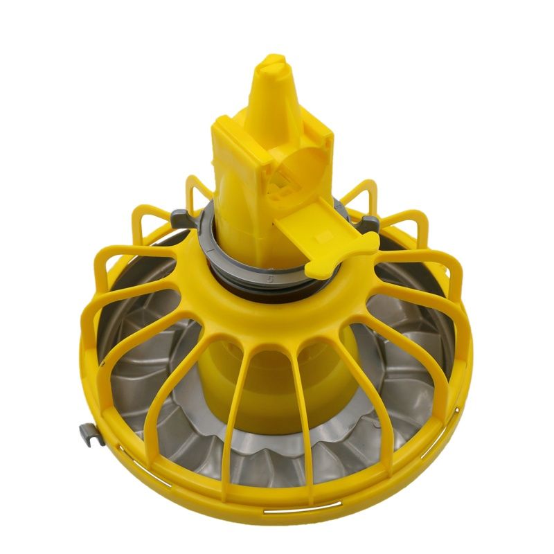 Cubo de alimentación automático de Material para pollos, línea de ensamblaje para granja avícola, ingeniería de automatización, bandeja de plástico, 1 unidad