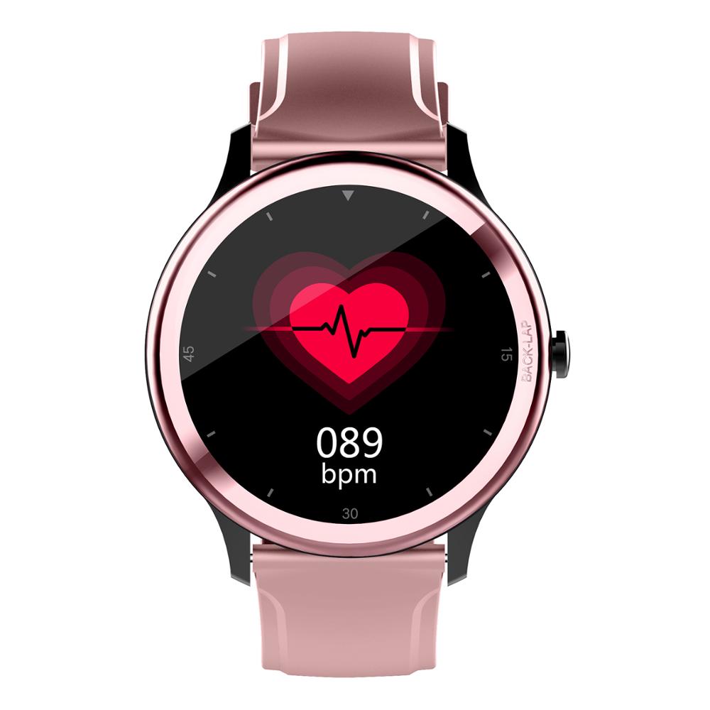Smart klocka, med meddelande push pulsmätare fitness tracker  ip68 vattentät, android /ios man dam sportklocka