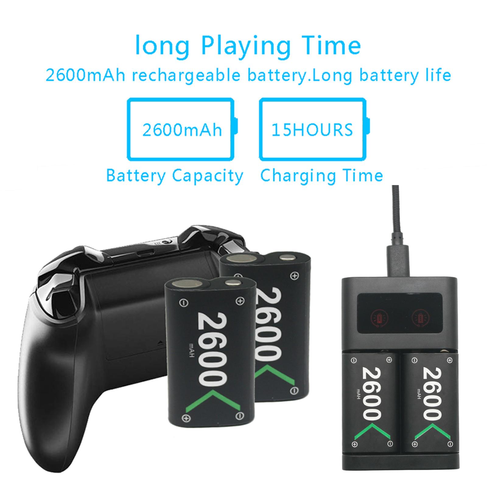 Ladestation für controller mit wiederaufladbarem akku für series xs