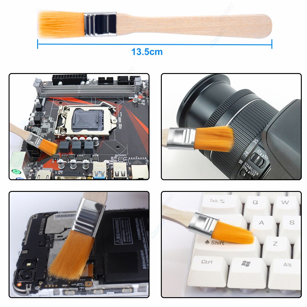 GZERMA Laptop Repair Tool Sets 17Pcs/Set Precision Screwdriver Tools Kit for Cell Phones Tablet PC Repair Dust Clean Tools Kit