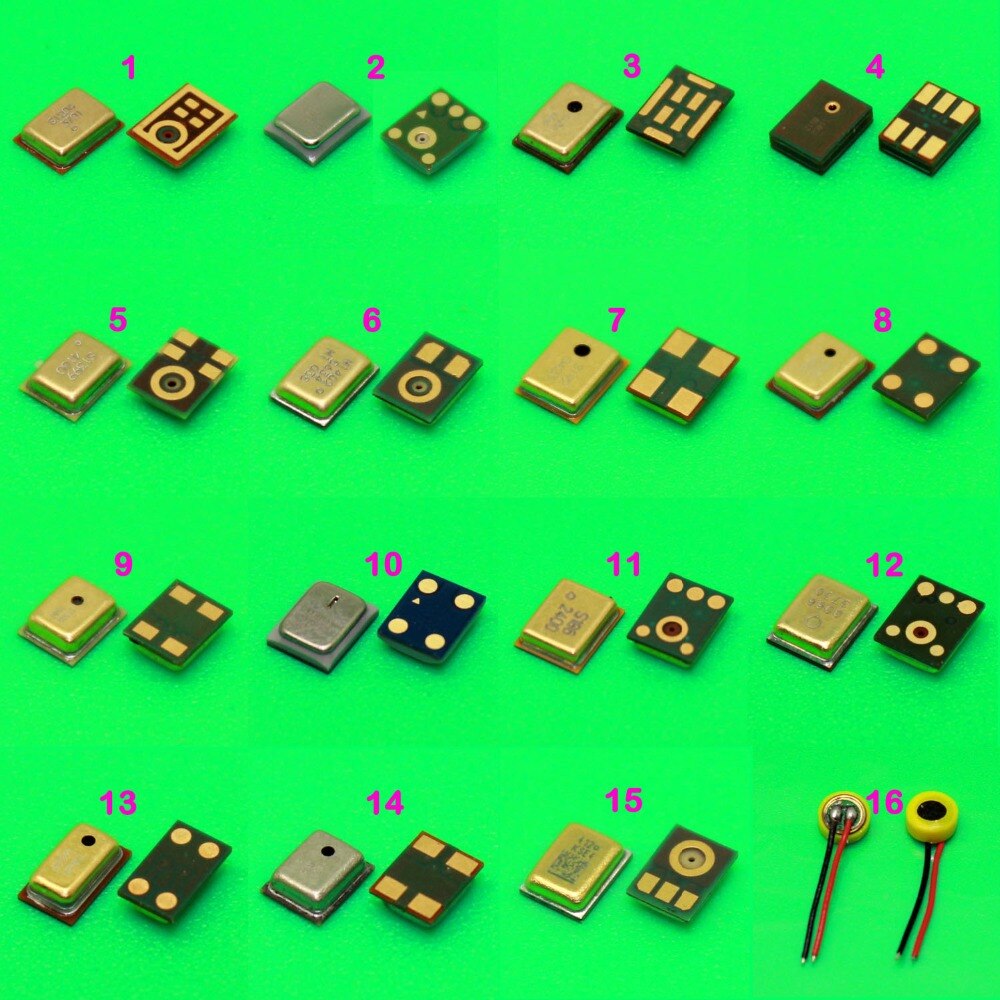 cltgxdd 16models Speaker Microphones Inner MIC Repair Parts For iPhone 6 for Samsung 9300 For Sony for NOKIA 7610 for PC Phone