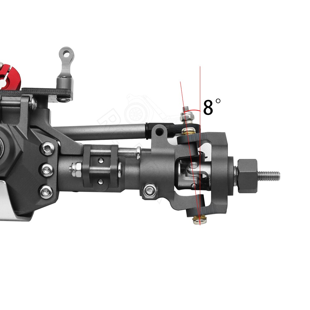 CNC Machined Front Axle Housing Kit Pour Axial SCX10 II 90046 – Solidité Et Précision Rechange Axial