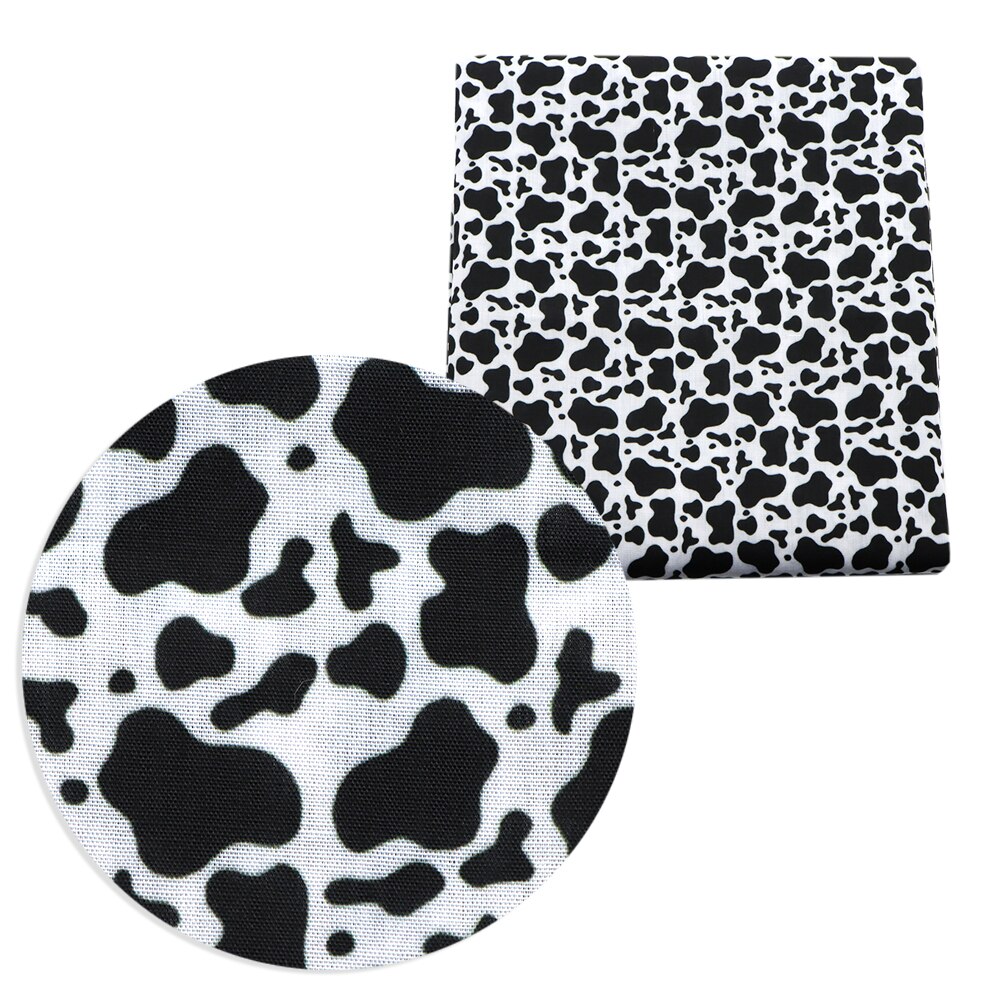Patchwork Kuh Pferd Polyester Baumwolle Stoff für Gewebe freundlicher NäHenne Quilten Stoffe Hand Material DIY,c14065: 1101935