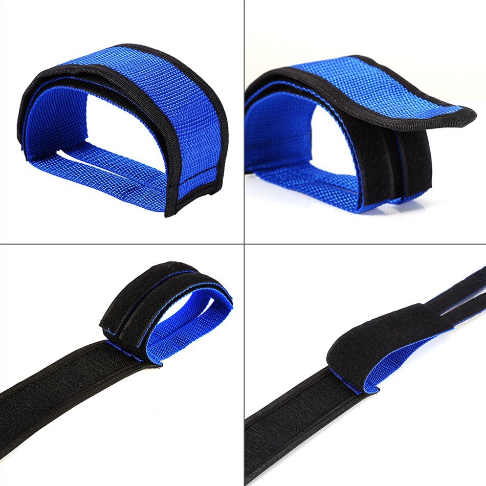 1pc polkupyörän poljinhihna varvaskiinnike vyö itsekiinnittyvä polkupyörän poljinnauha kiinteävaihdeinen pyöräilyyn tarkoitettu kiinteä suojus 47 x 5cm polkupyörän jalkahihna