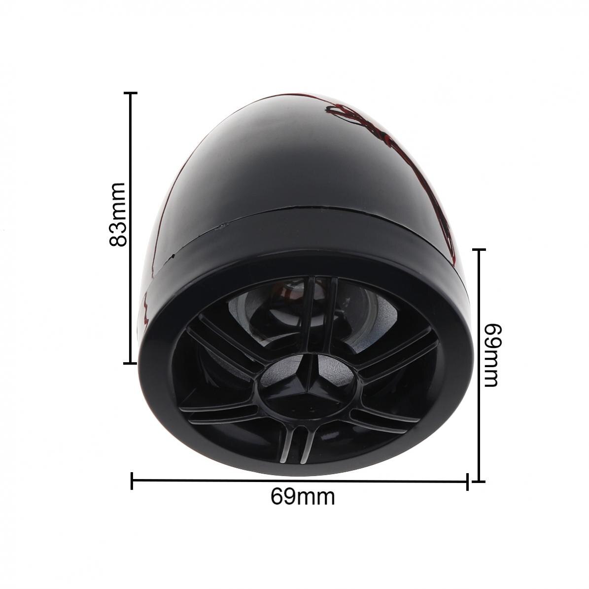 12v 2 x 10w hi-fi bluetooth anti-tyveri lyd bil  mp3 fm radiospiller vanntett auto høyttaler støtte sd / usb inngang