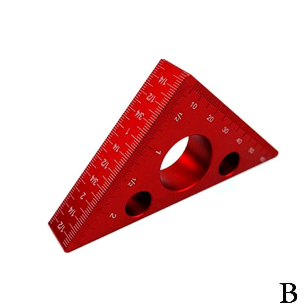 Aluminum Alloy Right Angle Ruler DIY Woodworking Triangle Ruler measuring tools Woodworking Ruler