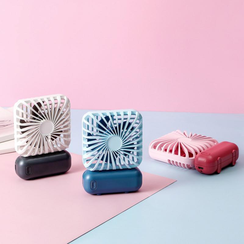 Draagbare Mini Ventilator Zomer Verstelbare Fans Voor Thuis Officedesk Bureau Travel Usb Oplaadbare Ventilator Voor Student