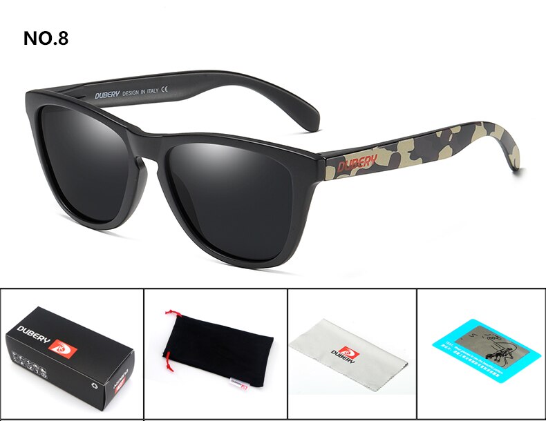 Cycling Sports Polarized Sunglasses UV 400 PC Frame Outdoor Driving Camping Fishing Eyewear Glasses 9 Colors: 8