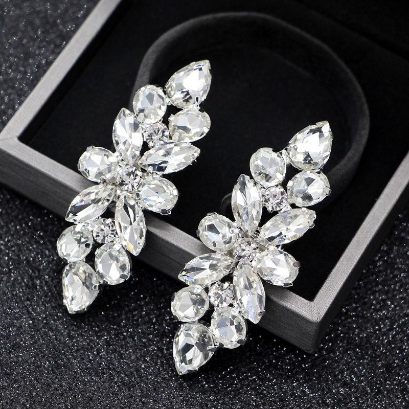 2pcs Shoe Clip High Heels Women Shoes Decoration Wedding Bridal Buckle Rhinestone Decorative Luxury DIY Accessories