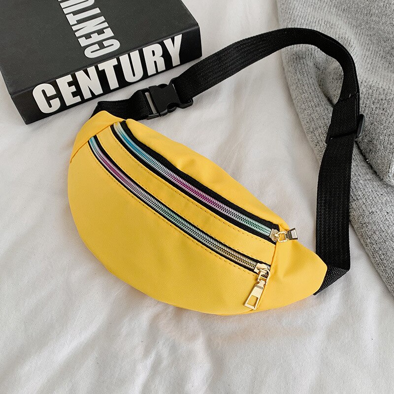 Waist Bag Leopard Fanny Pack Harajuku Style Women's Belt Bag Murse Banana Bum Bag Sling Chest Bag for Travel Dailylife: Yellow