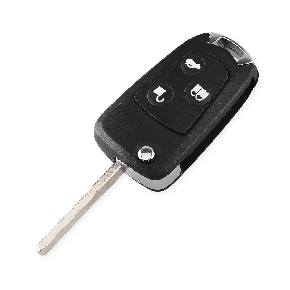 Keyyou 3 Knoppen Key Case Gewijzigd Flip Vouwen Afstandsbediening Sleutel Flip Fob Shell Voor Ford Focus Mondeo Fiesta Ka