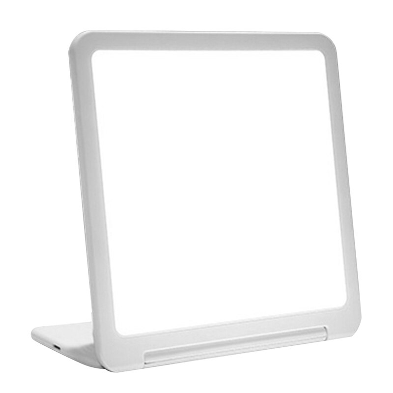 Light Therapy Lamp, UV-Free 10000 Lux LED Light, Adjustable Brightness Levels, Press Control, Alarm Function: Default Title