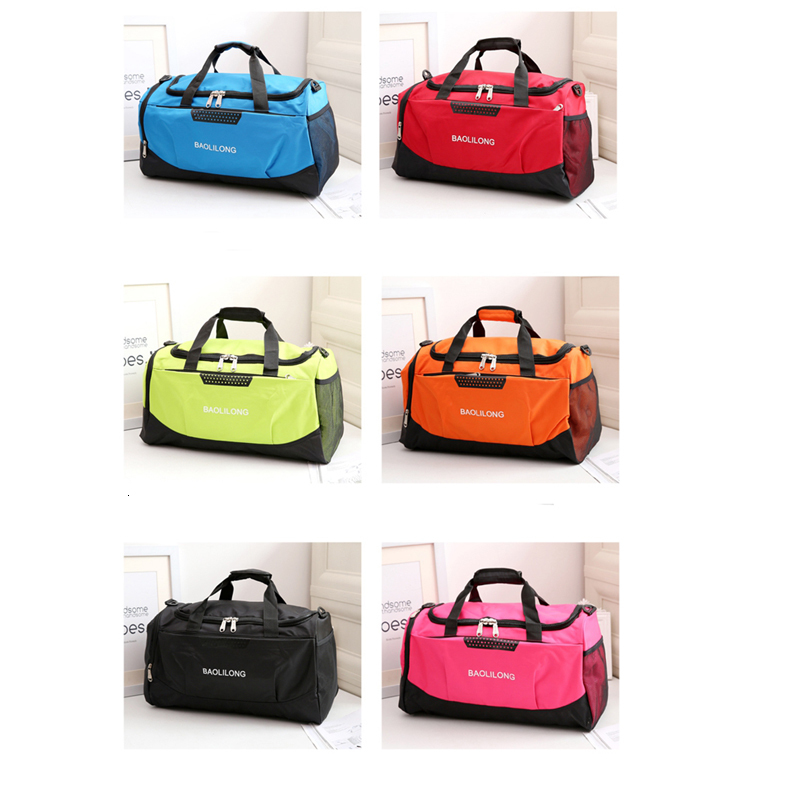 Professionelle Große Kapazität Sport Tasche Wasserdicht Casual Lagerung Gym Taschen Polyester Männer/Frauen Packable Duffle Reisetasche Mochila
