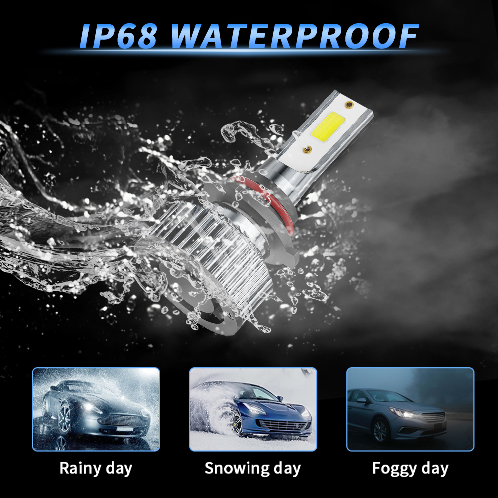 H4 LED Scheinwerfer Canbus Auto H3 H7 H11 9005 9006 HB3 HB4 LED Lampen Auto Nebel licht 20000LM 50W Kolben 6000k Weiß Auto Scheinwerfer Lampen