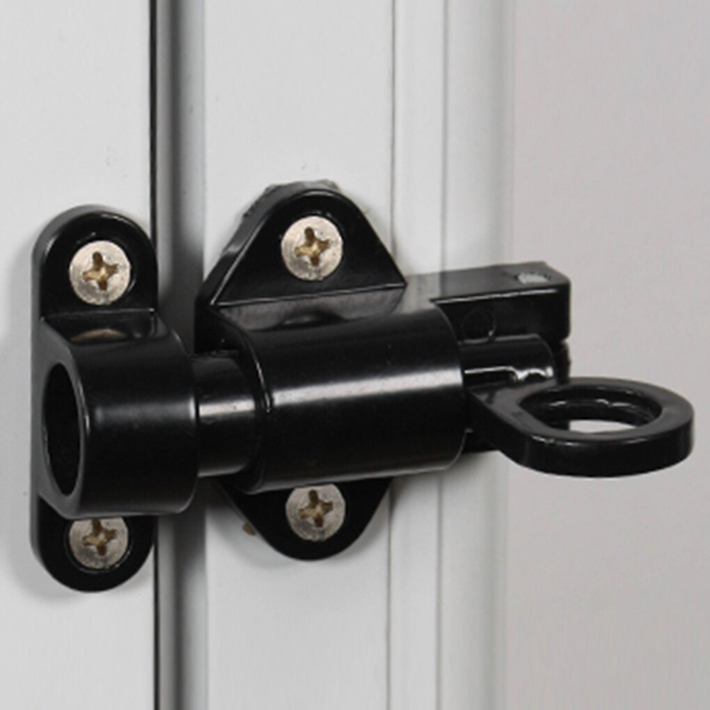 Aluminum Alloy Automatic Window Door Lock Home Office Hotel Gate Aluminum Alloy Spring Bounce Bolt Latch