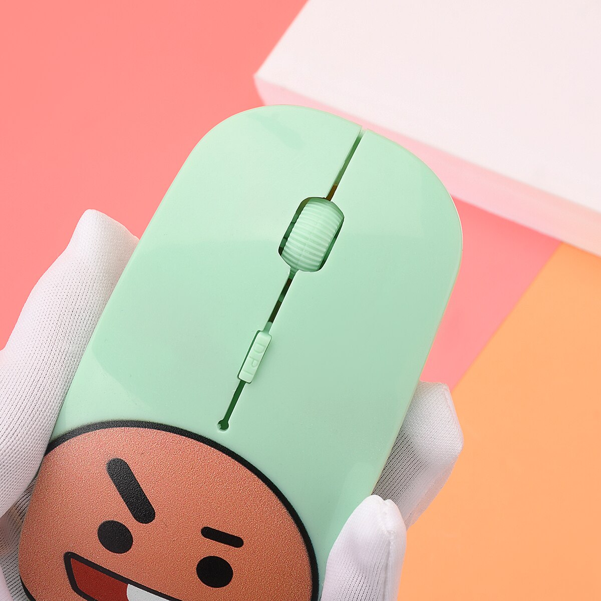 Draagbare Notebook Draadloze Muis Leuke Desktop Computer Kantoor Optische Draadloze Muis Met Usb-ontvanger