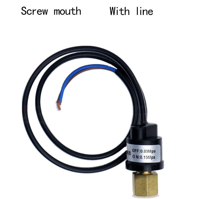 1pc Pressure Switch for automotive air conditioning refrigerator air compressor tool water pump pressure control switch Valve: 0.05-0.15Screw-B