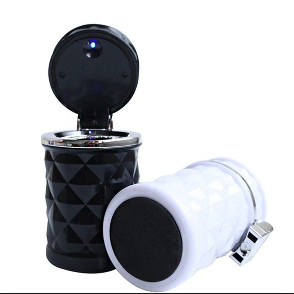 Diamond Cut-Off Auto Asbak Auto Asbak Met Led Licht Auto Asbak