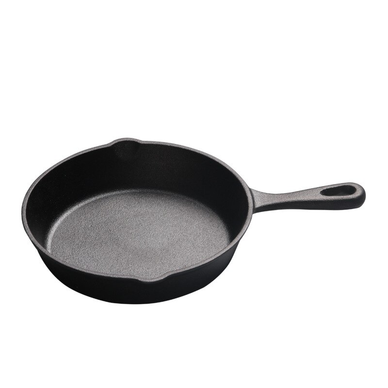 Støbejern non-stick 14-20cm bradepande til gasinduktions komfur æggekande til hjemmekøkken og spiseværktøj køkkengrej madlavningsværktøj