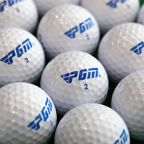 2Pcs Double Layers Golf Balls Practice Golf Balls Hexagonal Training Hit Away Distance Golf Ball Golf Training Ball Accessories