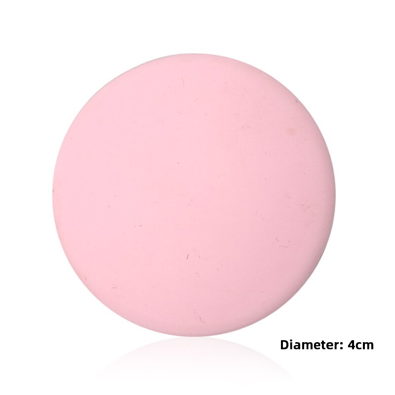 Deurstopper Deurknop Rubber Fender Lock Beschermende Pad Deur Crash Pad Muur Protector Shockproof Deurklink Stop Zelfklevende: Roze / 2pcs