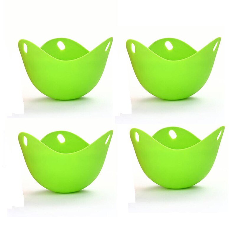 1/2/4/8 Pièces Rond Silicone Braconnier Braconnage Gousses Bol Bagues Cuisinière Chaudière De Cuisine Cuit oeuf Dur Outils De Cuisson Crêpière