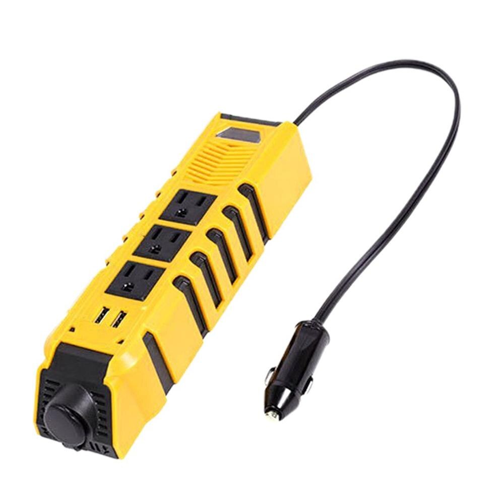 Multifunctional 12V To 110V Mini Car Inverter Household Outdoor Auto Parts Modified Sine Wave Intelligent Safety Protection