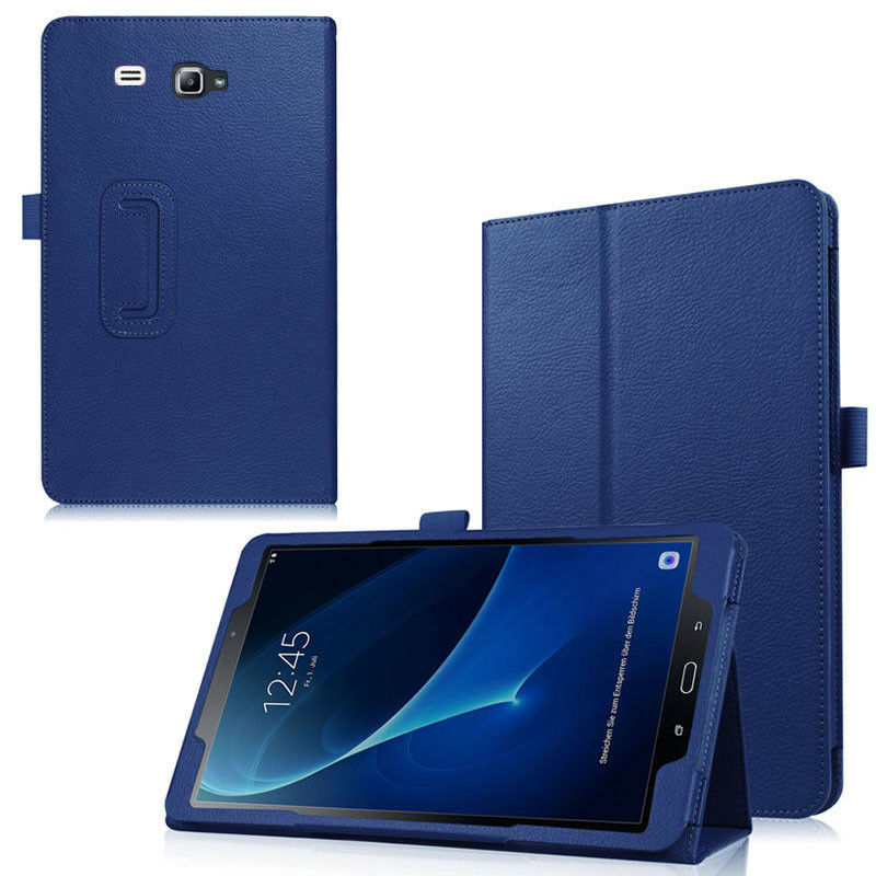 Funda magnética inteligente de cuero PU para Samsung Galaxy Tab A A6 , carcasa de 7 pulgadas con soporte, SM-T280, T285: Navy Blue
